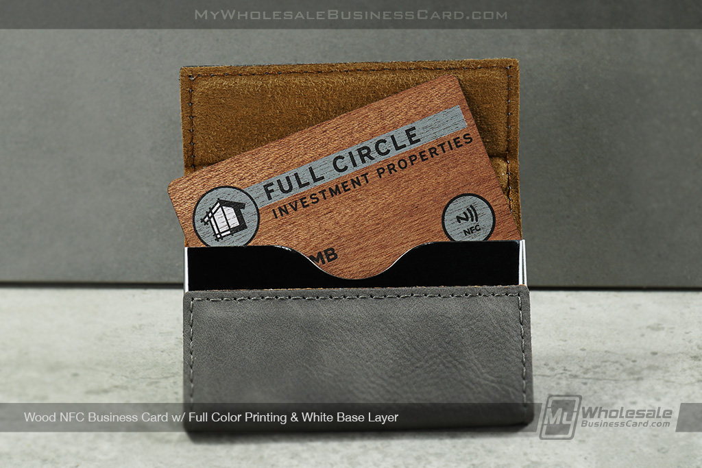 Wood NFC Business Cards