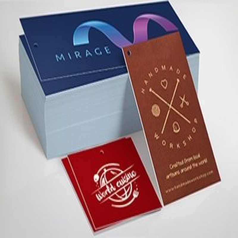 Folded Hang Tags