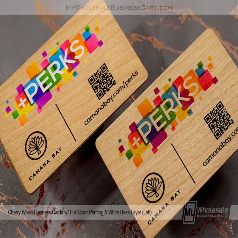 24 Hour Wood Business Cards